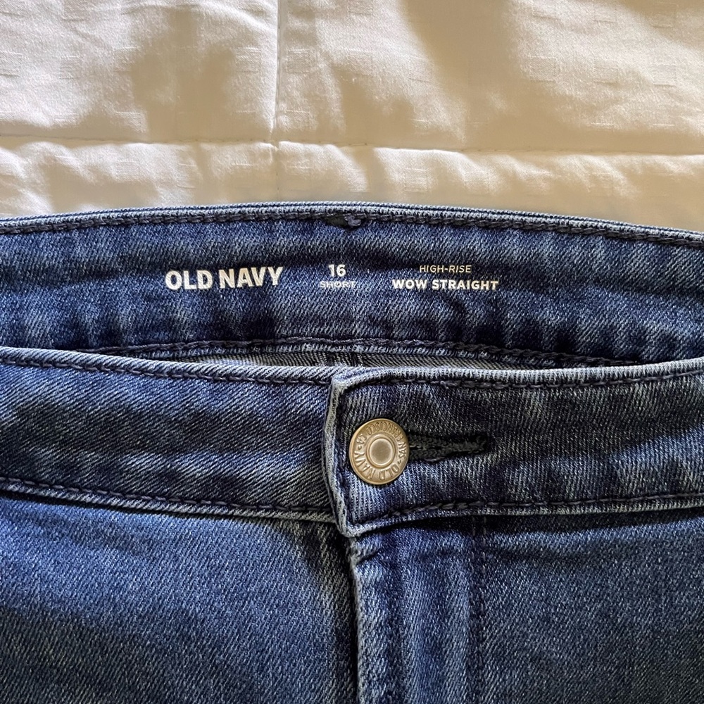 Old Navy High Rise Blue Jeans Classic Denim